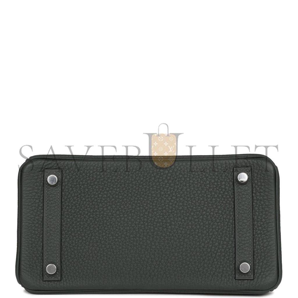 HERMES BIRKIN 25 VERT FONCE TOGO GOLD HARDWARE HANDMADE (25cm) HERMES BIRKIN 25 VERT FONCE TOGO GOLD HARDWARE HANDMADE (25cm)