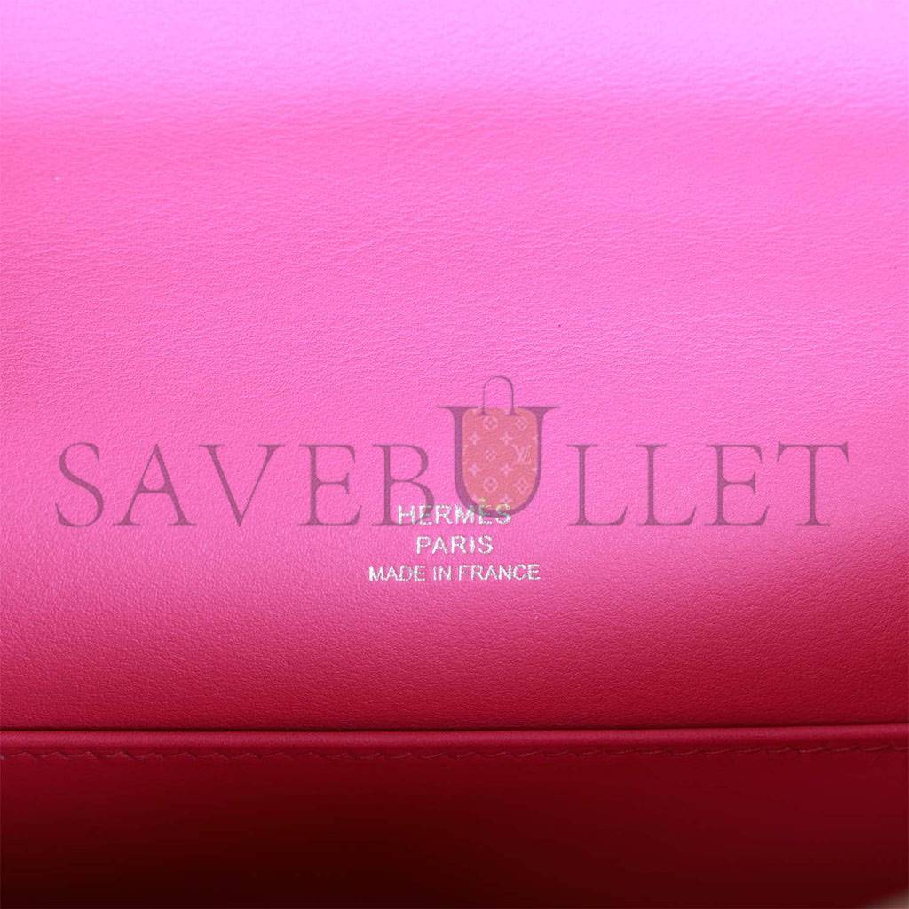 HERMES MINI KELLY POCHETTE MAGNOLIA SWIFT PALLADIUM HARDWARE (22*14*7cm) HERMES MINI KELLY POCHETTE MAGNOLIA SWIFT PALLADIUM HARDWARE (22*14*7cm)