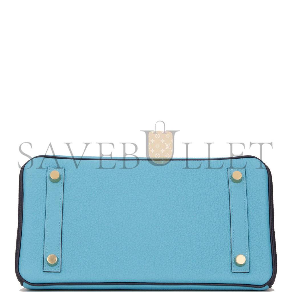 HERMES SPECIAL ORDER (HSS) BIRKIN 25 BLEU DU NORD AND BLEU NUIT TOGO PERMABRASS HARDWARE HANDMADE (25cm) HERMES SPECIAL ORDER (HSS) BIRKIN 25 BLEU DU NORD AND BLEU NUIT TOGO PERMABRASS HARDWARE HANDMADE (25cm)