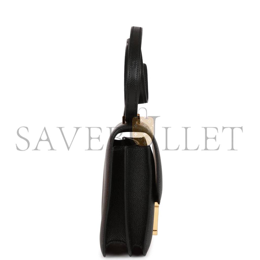HERMES CONSTANCE 18 BLACK EPSOM GOLD HARDWARE (18cm) HERMES CONSTANCE 18 BLACK EPSOM GOLD HARDWARE (18cm)