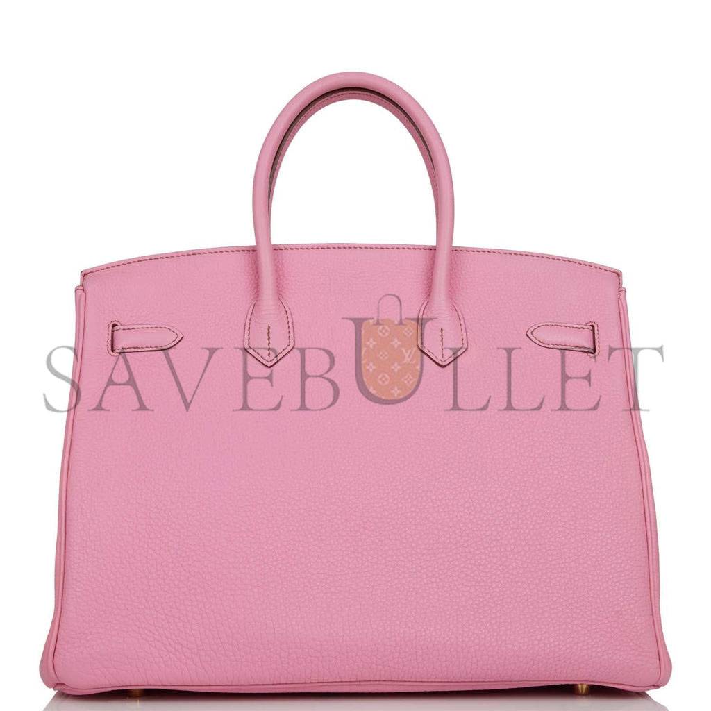 HERMES BIRKIN 35 BUBBLEGUM TOGO GOLD HARDWARE (35cm) HERMES BIRKIN 35 BUBBLEGUM TOGO GOLD HARDWARE (35cm)