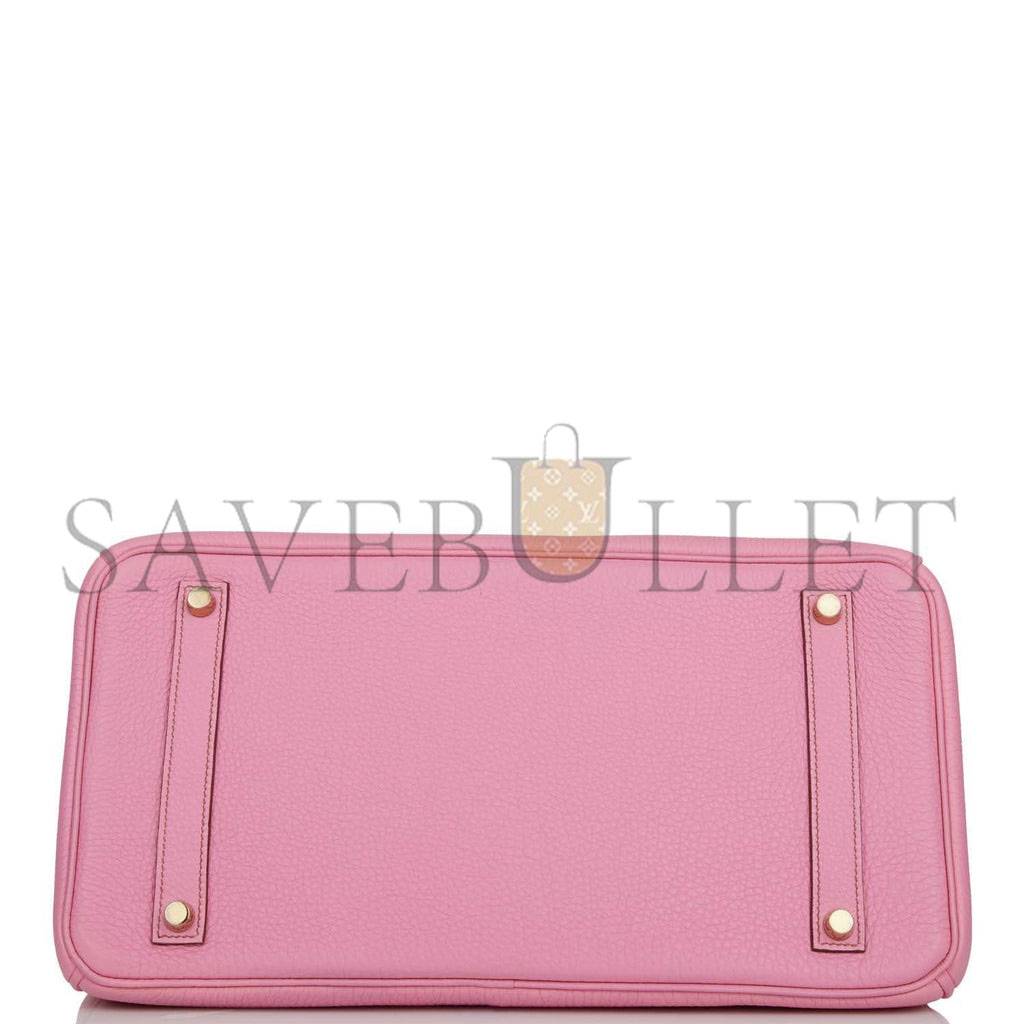 HERMES BIRKIN 35 BUBBLEGUM TOGO GOLD HARDWARE (35cm) HERMES BIRKIN 35 BUBBLEGUM TOGO GOLD HARDWARE (35cm)