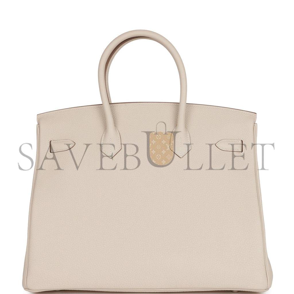 HERMES BIRKIN 35 CRAIE TOGO PALLADIUM HARDWARE 39878406209630 (35cm) HERMES BIRKIN 35 CRAIE TOGO PALLADIUM HARDWARE 39878406209630 (35cm)