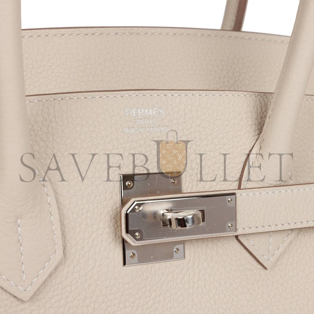 HERMES BIRKIN 35 CRAIE TOGO PALLADIUM HARDWARE 39878406209630 (35cm) HERMES BIRKIN 35 CRAIE TOGO PALLADIUM HARDWARE 39878406209630 (35cm)