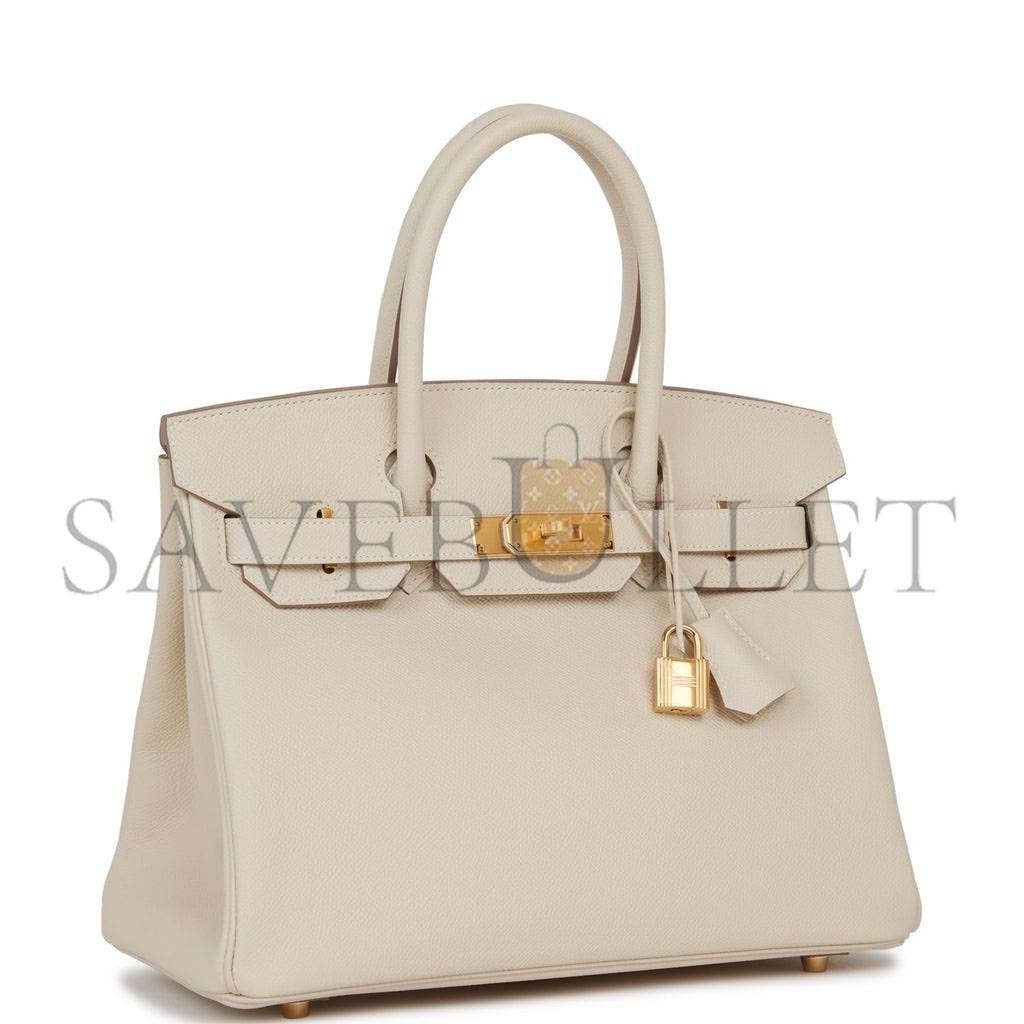 HERMES BIRKIN 30 CRAIE EPSOM GOLD HARDWARE (30cm) HERMES BIRKIN 30 CRAIE EPSOM GOLD HARDWARE (30cm)