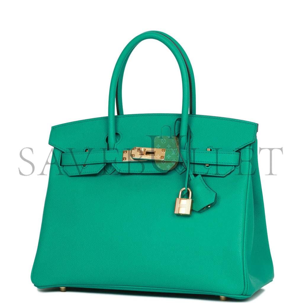 HERMES BIRKIN 30 VERT JADE EPSOM GOLD HARDWARE (30cm) HERMES BIRKIN 30 VERT JADE EPSOM GOLD HARDWARE (30cm)