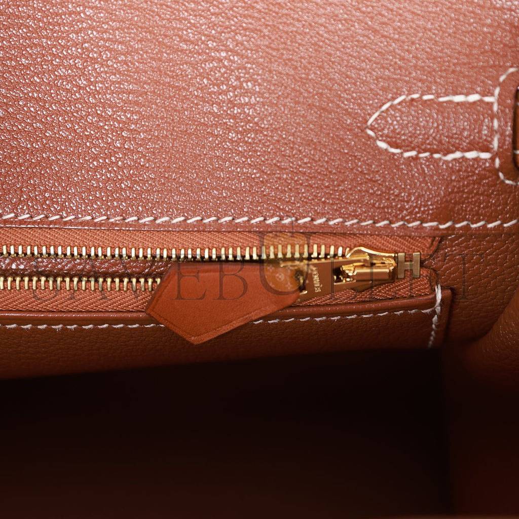 HERMES BIRKIN 25 FAUVE BARENIA GOLD HARDWARE HANDMADE (25cm) HERMES BIRKIN 25 FAUVE BARENIA GOLD HARDWARE HANDMADE (25cm)