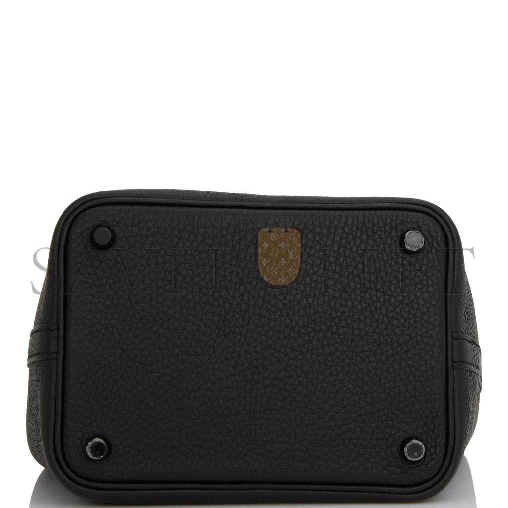 HERMES MONOCHROME PICOTIN 18 BLACK CLEMENCE BLACK HARDWARE (18*12*19cm) HERMES MONOCHROME PICOTIN 18 BLACK CLEMENCE BLACK HARDWARE (18*12*19cm)