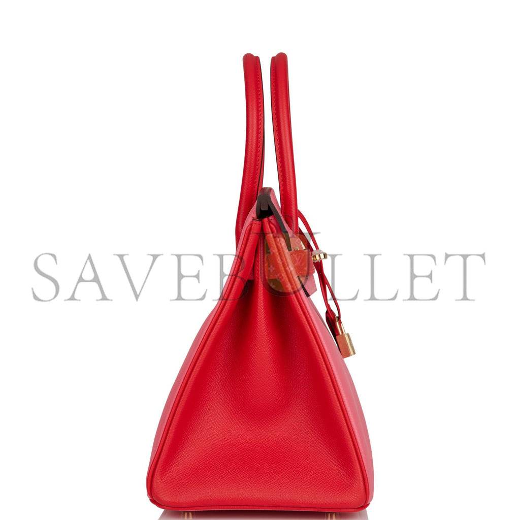 HERMES SPECIAL ORDER (HSS) BIRKIN 30 ROSE AZALEE AND ROUGE DE COEUR EPSOM PERMABRASS HARDWARE( 30cm*22*16cm) HERMES SPECIAL ORDER (HSS) BIRKIN 30 ROSE AZALEE AND ROUGE DE COEUR EPSOM PERMABRASS HARDWARE( 30cm*22*16cm)