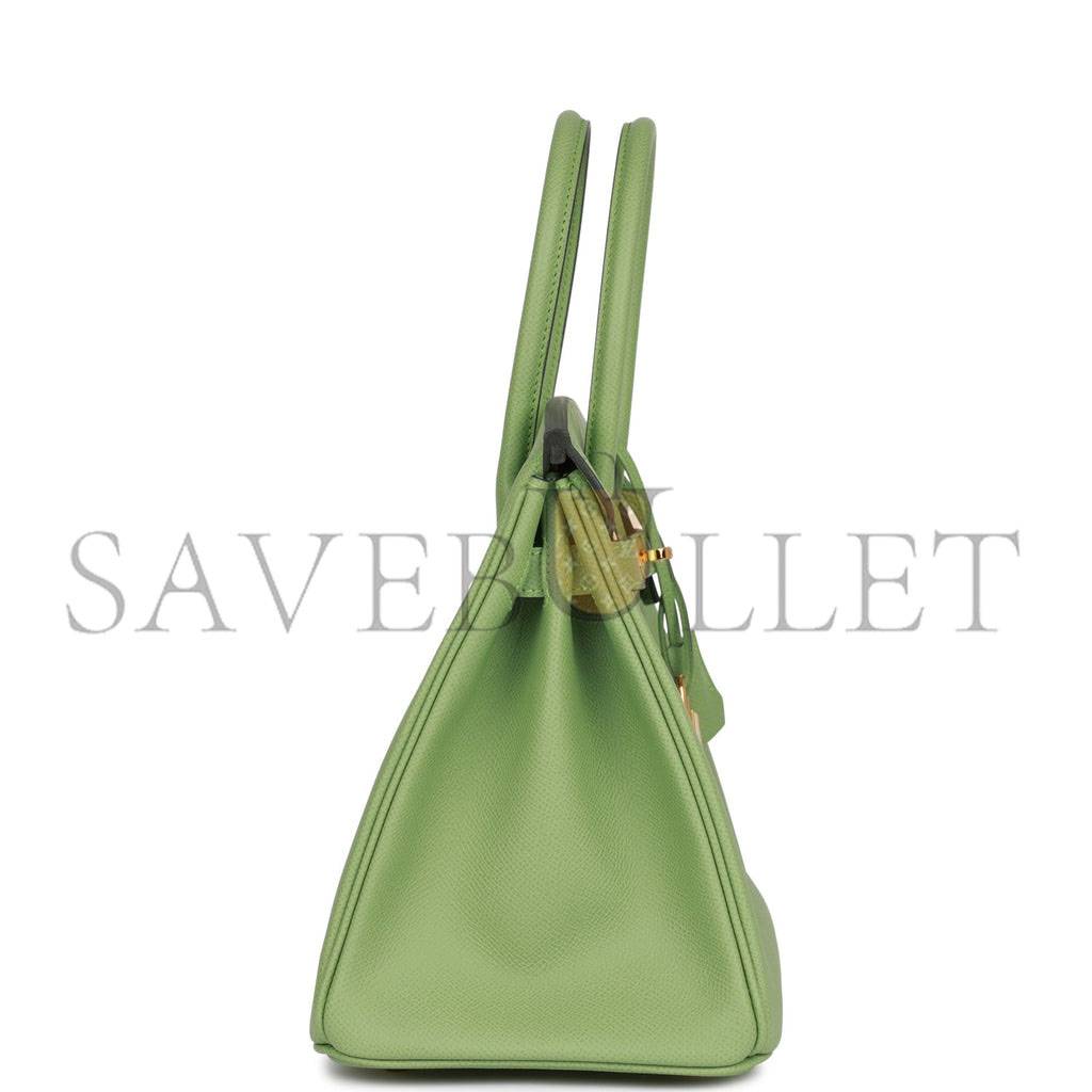 HERMES BIRKIN 30 VERT CRIQUET EPSOM GOLD HARDWARE (30cm) HERMES BIRKIN 30 VERT CRIQUET EPSOM GOLD HARDWARE (30cm)