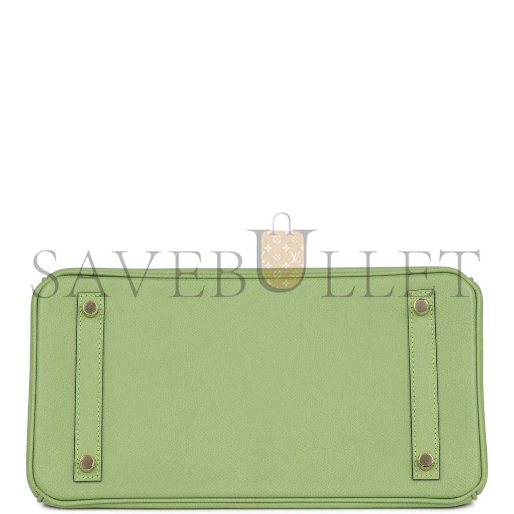 HERMES BIRKIN 30 VERT CRIQUET EPSOM GOLD HARDWARE (30cm) HERMES BIRKIN 30 VERT CRIQUET EPSOM GOLD HARDWARE (30cm)