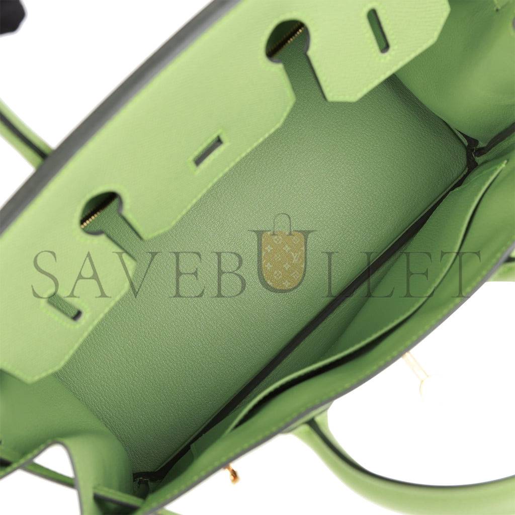 HERMES BIRKIN 30 VERT CRIQUET EPSOM GOLD HARDWARE (30cm) HERMES BIRKIN 30 VERT CRIQUET EPSOM GOLD HARDWARE (30cm)