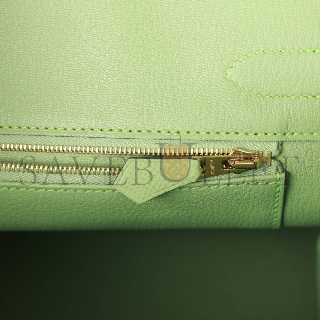 HERMES BIRKIN 30 VERT CRIQUET EPSOM GOLD HARDWARE (30cm) HERMES BIRKIN 30 VERT CRIQUET EPSOM GOLD HARDWARE (30cm)