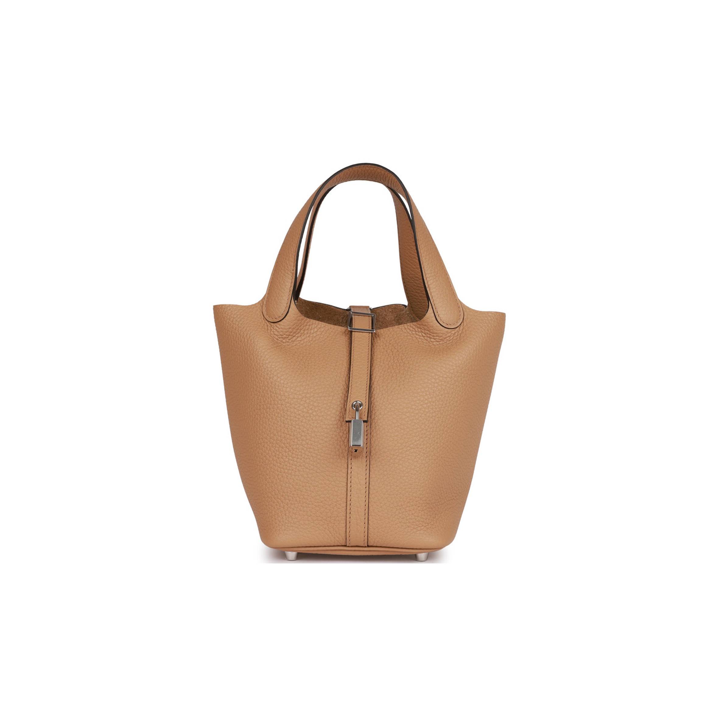 HERMES PICOTIN LOCK 18 CHAI CLEMENCE PALLADIUM HARDWARE (18*13*18cm) HERMES PICOTIN LOCK 18 CHAI CLEMENCE PALLADIUM HARDWARE (18*13*18cm)