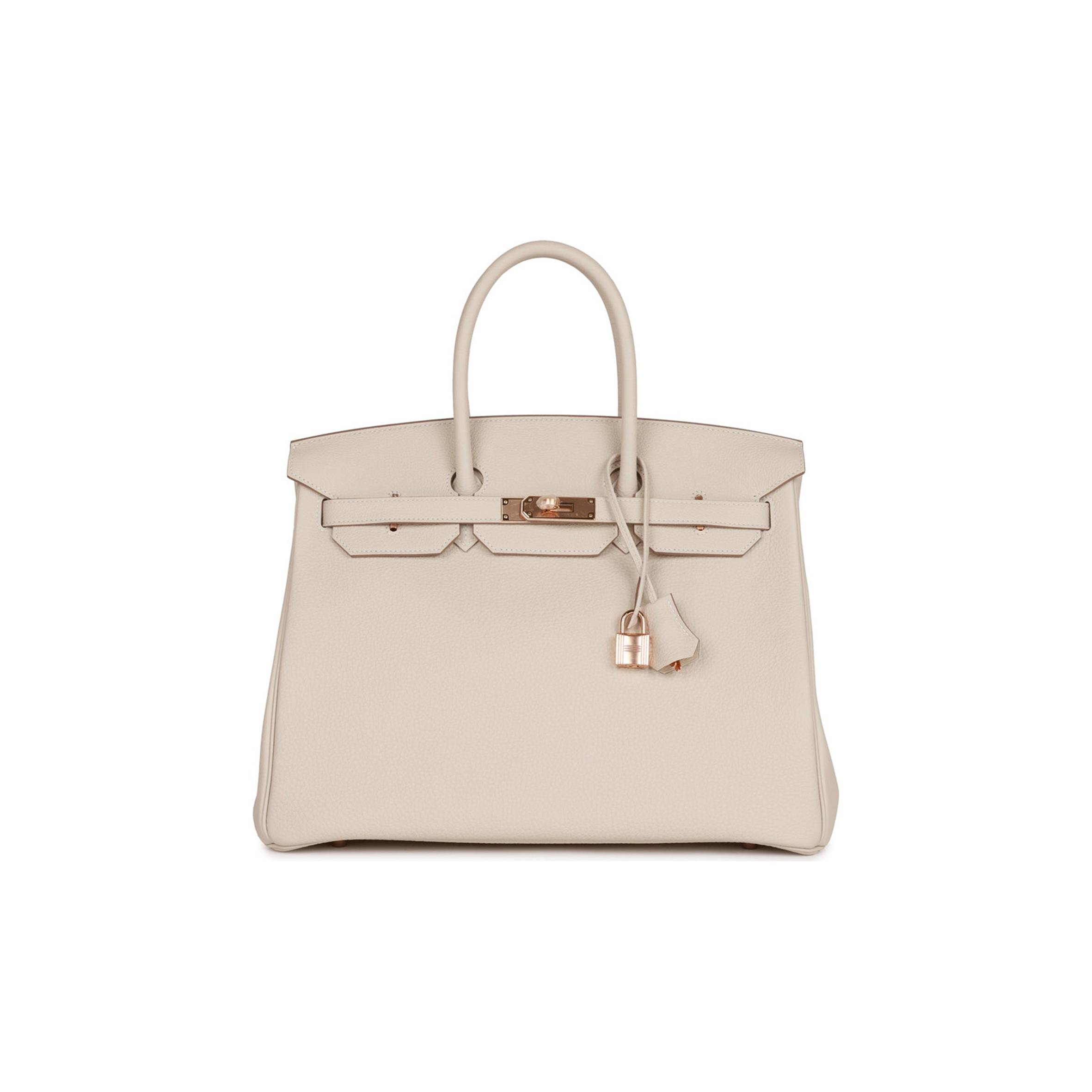 HERMES BIRKIN 35 CRAIE TOGO ROSE GOLD HARDWARE 39892639252574 (35cm) HERMES BIRKIN 35 CRAIE TOGO ROSE GOLD HARDWARE 39892639252574 (35cm)