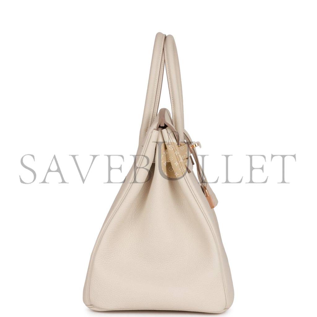 HERMES BIRKIN 35 CRAIE TOGO ROSE GOLD HARDWARE 39892639252574 (35cm) HERMES BIRKIN 35 CRAIE TOGO ROSE GOLD HARDWARE 39892639252574 (35cm)