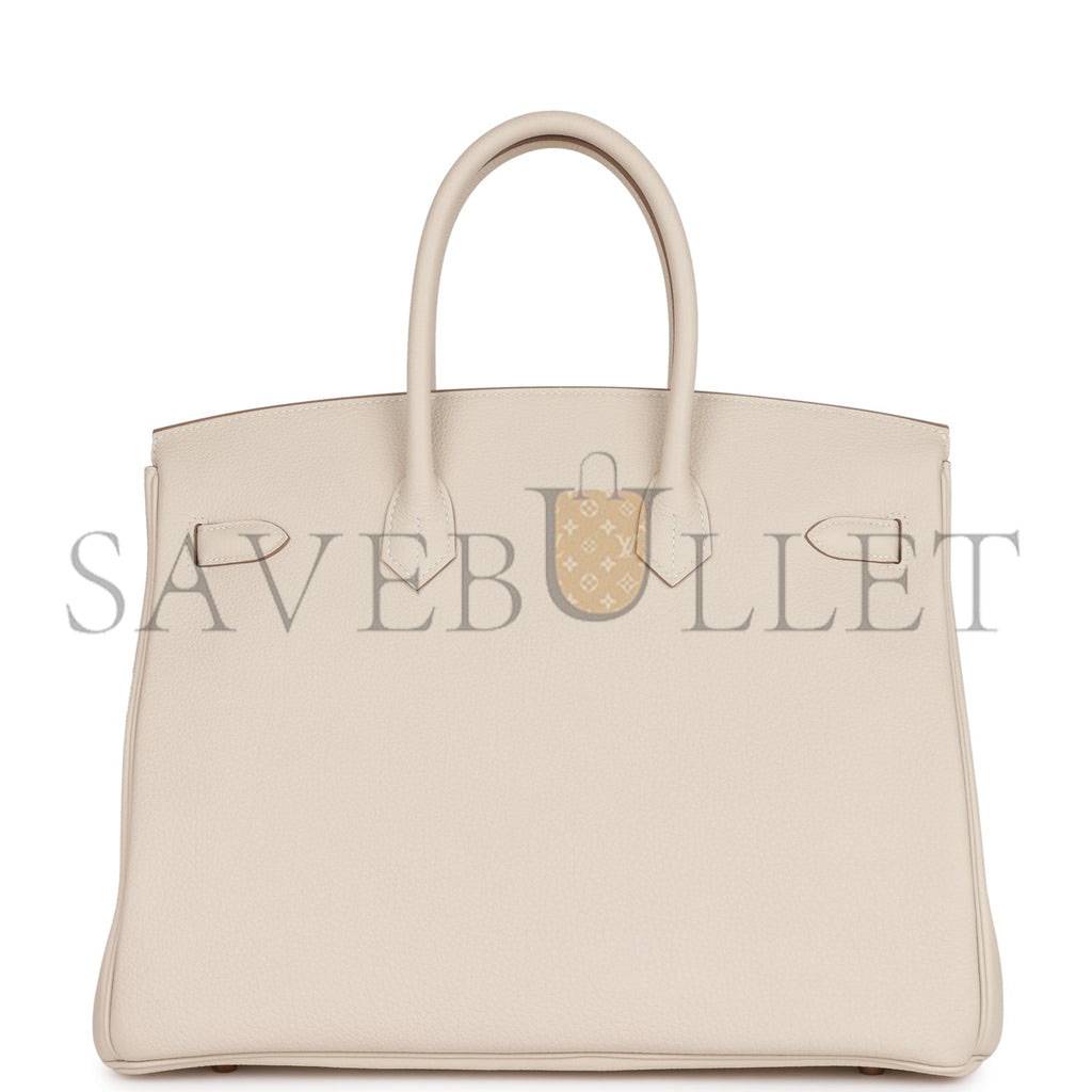 HERMES BIRKIN 35 CRAIE TOGO ROSE GOLD HARDWARE 39892639252574 (35cm) HERMES BIRKIN 35 CRAIE TOGO ROSE GOLD HARDWARE 39892639252574 (35cm)