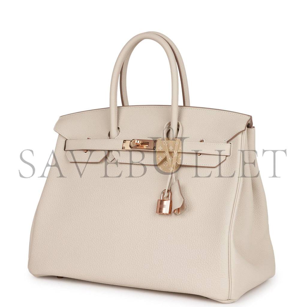 HERMES BIRKIN 35 CRAIE TOGO ROSE GOLD HARDWARE 39892639252574 (35cm) HERMES BIRKIN 35 CRAIE TOGO ROSE GOLD HARDWARE 39892639252574 (35cm)
