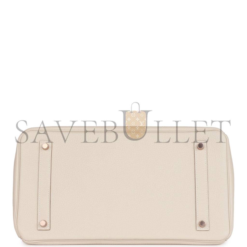 HERMES BIRKIN 35 CRAIE TOGO ROSE GOLD HARDWARE 39892639252574 (35cm) HERMES BIRKIN 35 CRAIE TOGO ROSE GOLD HARDWARE 39892639252574 (35cm)