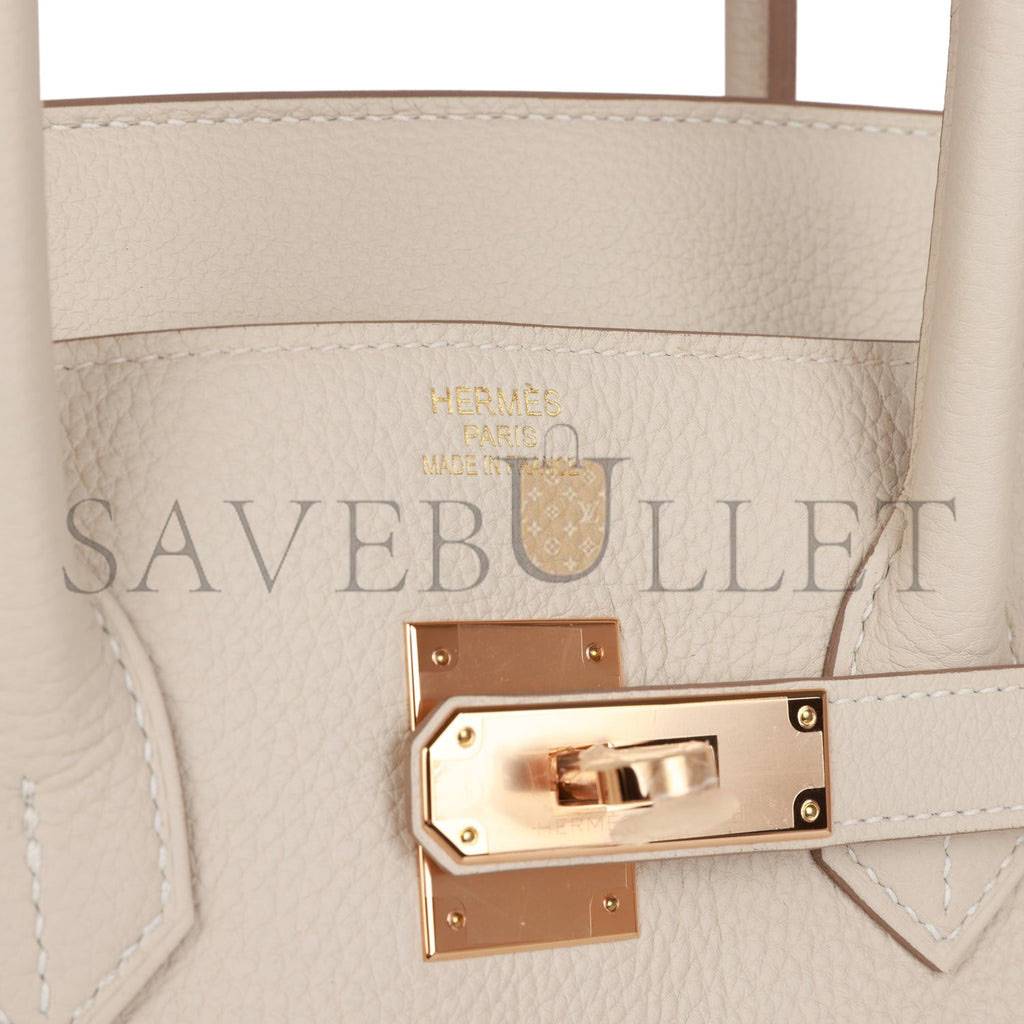 HERMES BIRKIN 35 CRAIE TOGO ROSE GOLD HARDWARE 39892639252574 (35cm) HERMES BIRKIN 35 CRAIE TOGO ROSE GOLD HARDWARE 39892639252574 (35cm)