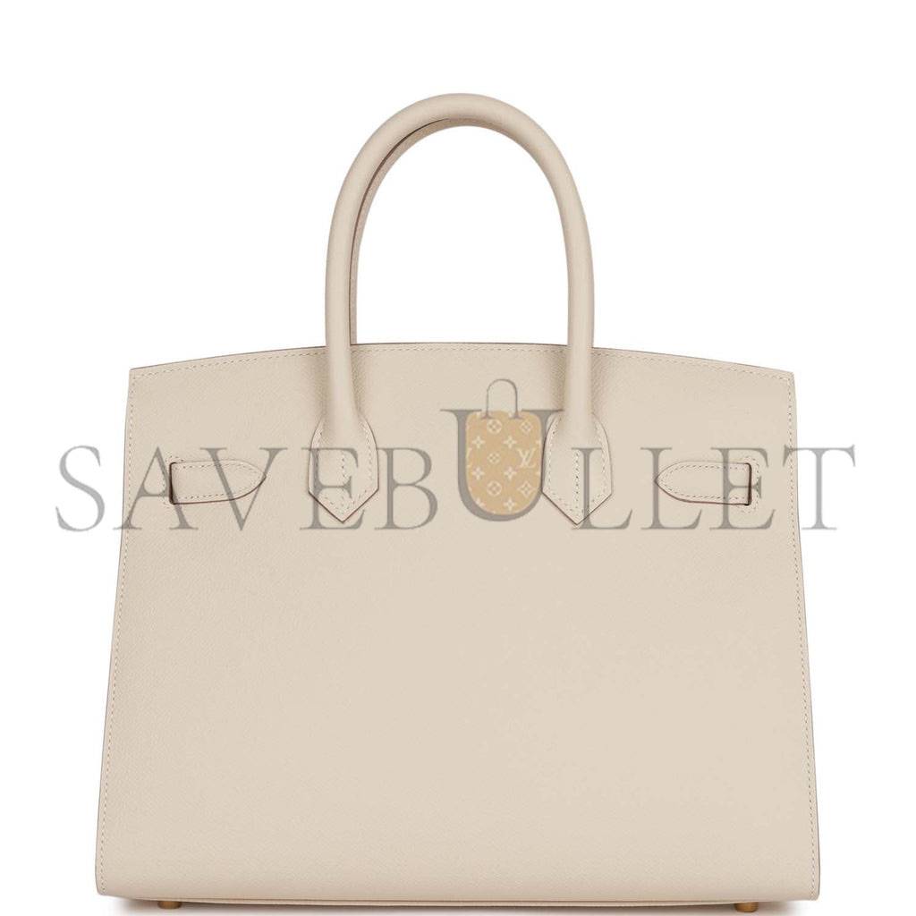 HERMES BIRKIN SELLIER 30 CRAIE EPSOM GOLD HARDWARE 39873599111262 (30cm) HERMES BIRKIN SELLIER 30 CRAIE EPSOM GOLD HARDWARE 39873599111262 (30cm)