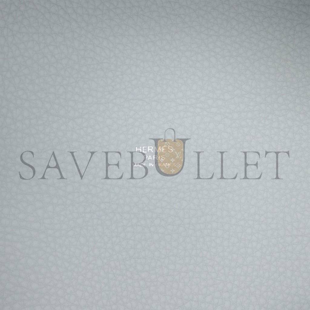 HERMES PICOTIN LOCK 22 BLEU PALE CLEMENCE PALLADIUM HARDWARE (22*21*18cm) HERMES PICOTIN LOCK 22 BLEU PALE CLEMENCE PALLADIUM HARDWARE (22*21*18cm)