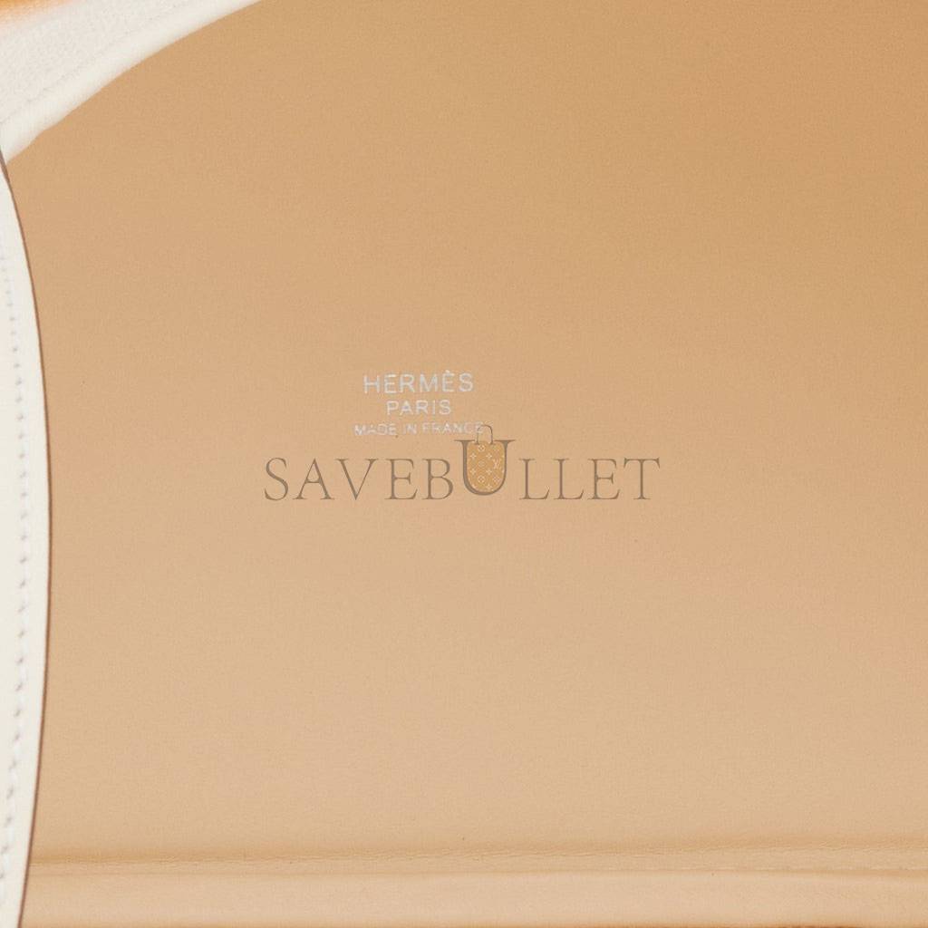 HERMES PICOTIN CARGO 18 NATA SWIFT AND TOILE CANVAS PALLADIUM HARDWARE (18*13*18cm) HERMES PICOTIN CARGO 18 NATA SWIFT AND TOILE CANVAS PALLADIUM HARDWARE (18*13*18cm)