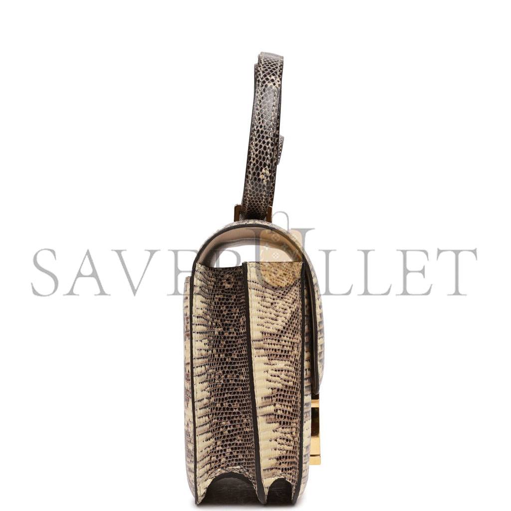 HERMES MINI CONSTANCE 18 OMBRE LIZARD VARANUS GOLD HARDWARE (18*16*5cm) HERMES MINI CONSTANCE 18 OMBRE LIZARD VARANUS GOLD HARDWARE (18*16*5cm)