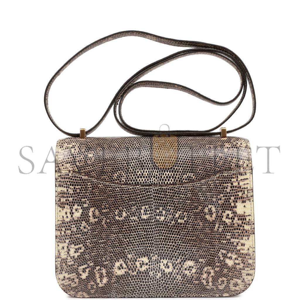 HERMES MINI CONSTANCE 18 OMBRE LIZARD VARANUS GOLD HARDWARE (18*16*5cm) HERMES MINI CONSTANCE 18 OMBRE LIZARD VARANUS GOLD HARDWARE (18*16*5cm)