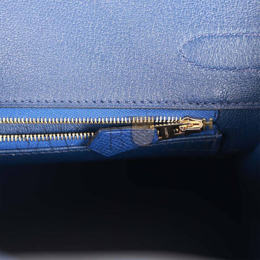 HERMES BIRKIN 30 BLEU SAPHIR EPSOM GOLD HARDWARE (30cm) HERMES BIRKIN 30 BLEU SAPHIR EPSOM GOLD HARDWARE (30cm)