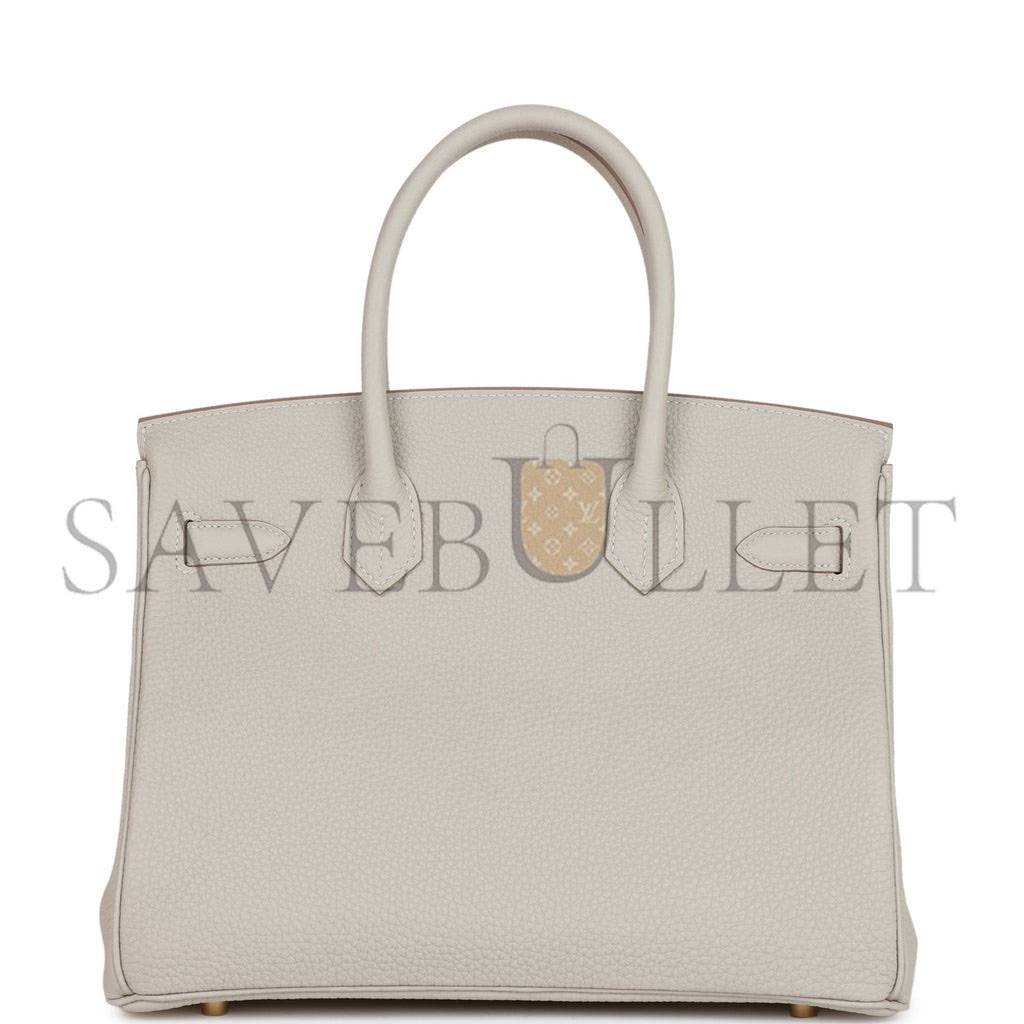 HERMES BIRKIN 30 GRIS PERLE TOGO GOLD HARDWARE (30cm) HERMES BIRKIN 30 GRIS PERLE TOGO GOLD HARDWARE (30cm)