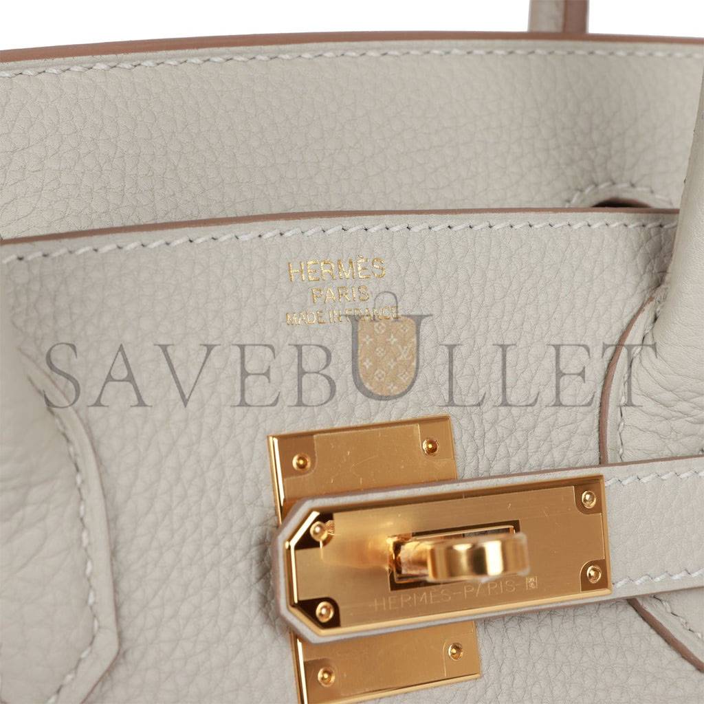 HERMES BIRKIN 30 GRIS PERLE TOGO GOLD HARDWARE (30cm) HERMES BIRKIN 30 GRIS PERLE TOGO GOLD HARDWARE (30cm)