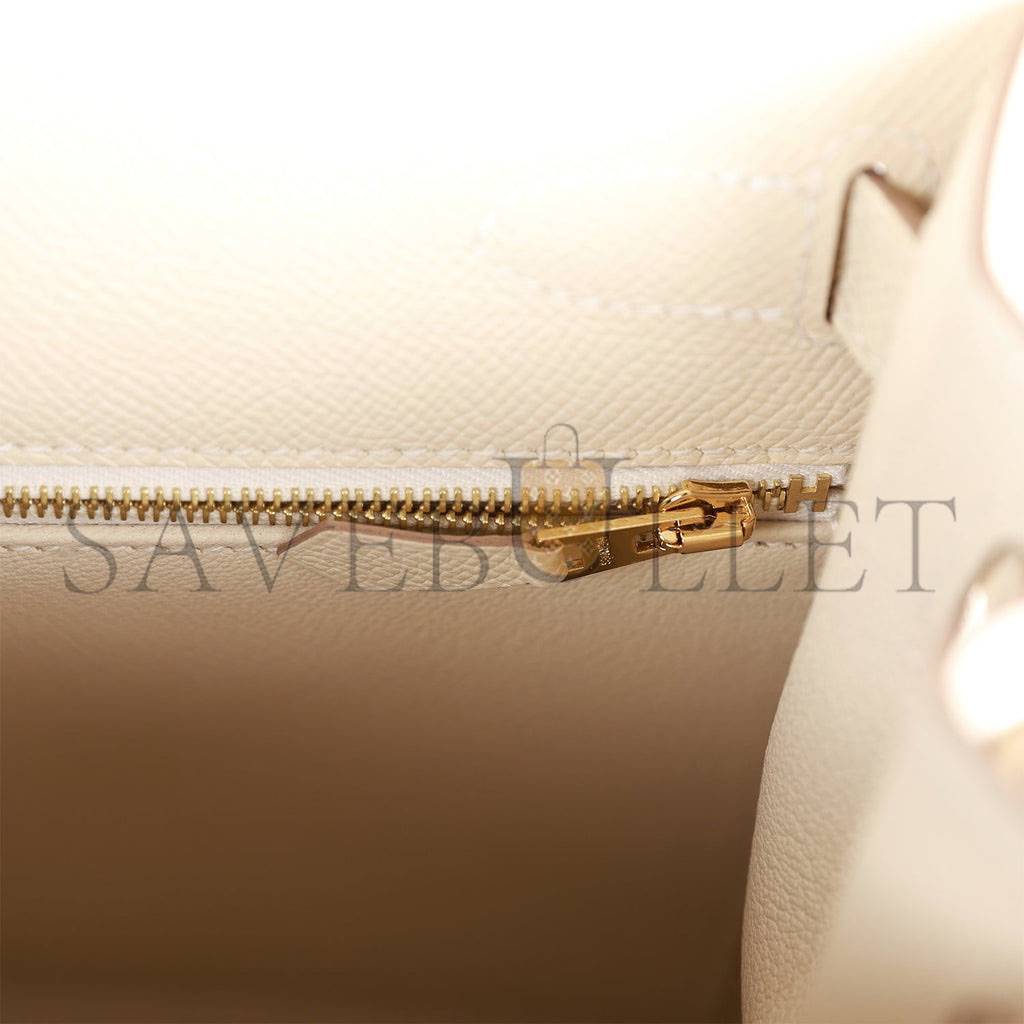 HERMES CRAIE EPSOM SELLIER KELLY 28CM GOLD HARDWARE (28*21*12cm) HERMES CRAIE EPSOM SELLIER KELLY 28CM GOLD HARDWARE (28*21*12cm)