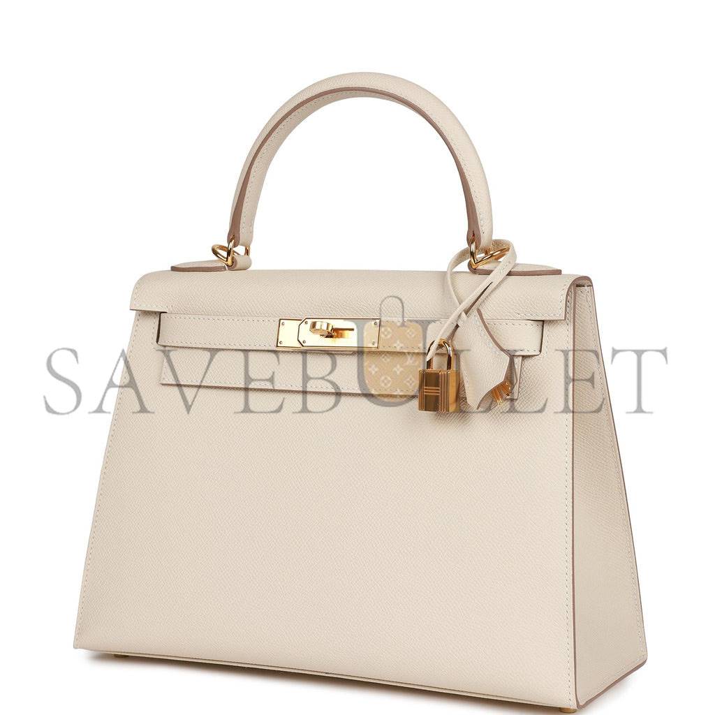 HERMES CRAIE EPSOM SELLIER KELLY 28CM GOLD HARDWARE (28*21*12cm) HERMES CRAIE EPSOM SELLIER KELLY 28CM GOLD HARDWARE (28*21*12cm)