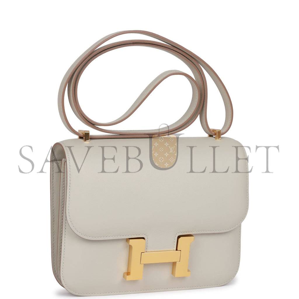 HERMES CONSTANCE 18 GRIS PERLE SWIFT GOLD HARDWARE (18cm) HERMES CONSTANCE 18 GRIS PERLE SWIFT GOLD HARDWARE (18cm)