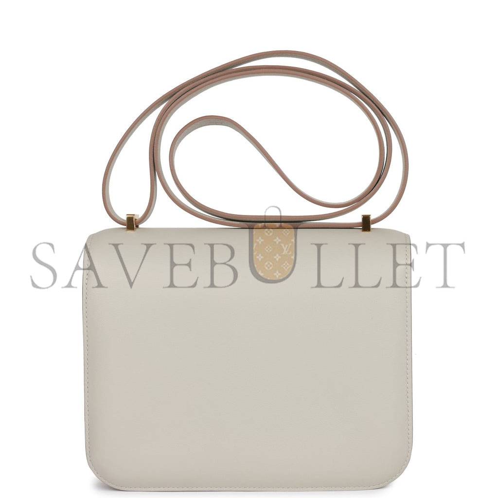 HERMES CONSTANCE 18 GRIS PERLE SWIFT GOLD HARDWARE (18cm) HERMES CONSTANCE 18 GRIS PERLE SWIFT GOLD HARDWARE (18cm)