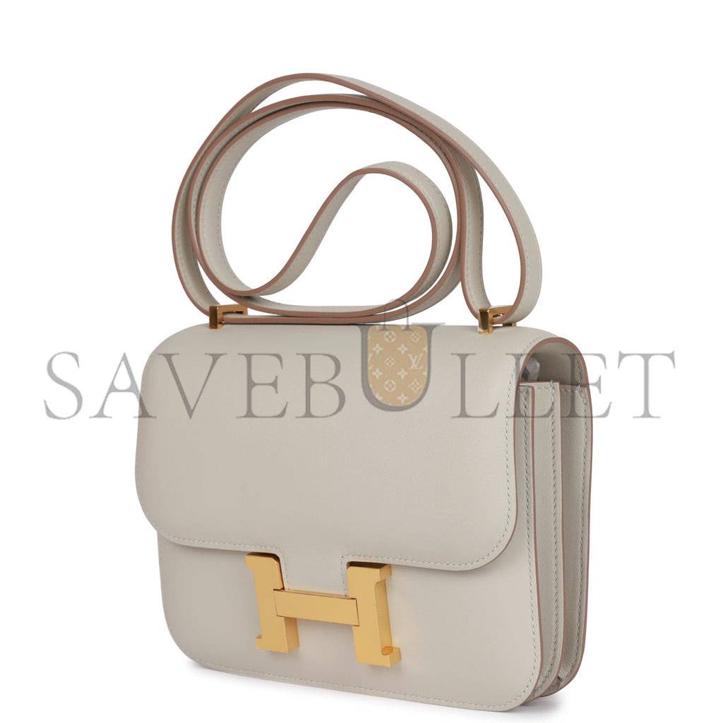 HERMES CONSTANCE 18 GRIS PERLE SWIFT GOLD HARDWARE (18cm) HERMES CONSTANCE 18 GRIS PERLE SWIFT GOLD HARDWARE (18cm)