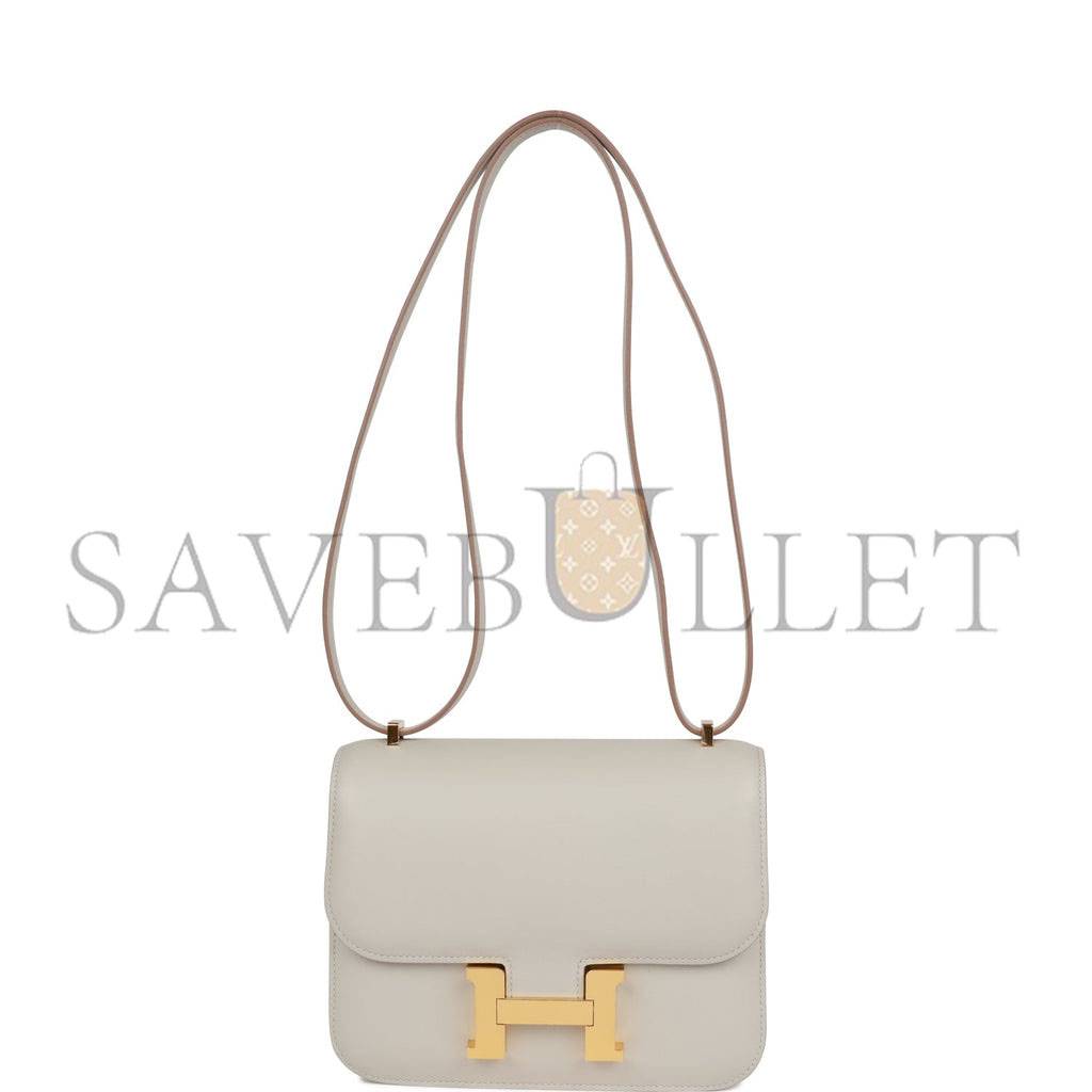 HERMES CONSTANCE 18 GRIS PERLE SWIFT GOLD HARDWARE (18cm) HERMES CONSTANCE 18 GRIS PERLE SWIFT GOLD HARDWARE (18cm)