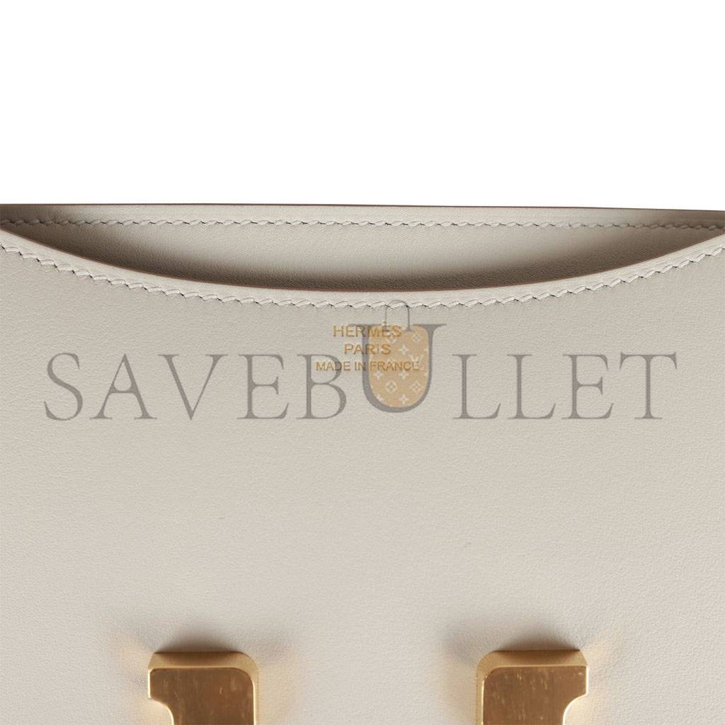 HERMES CONSTANCE 18 GRIS PERLE SWIFT GOLD HARDWARE (18cm) HERMES CONSTANCE 18 GRIS PERLE SWIFT GOLD HARDWARE (18cm)