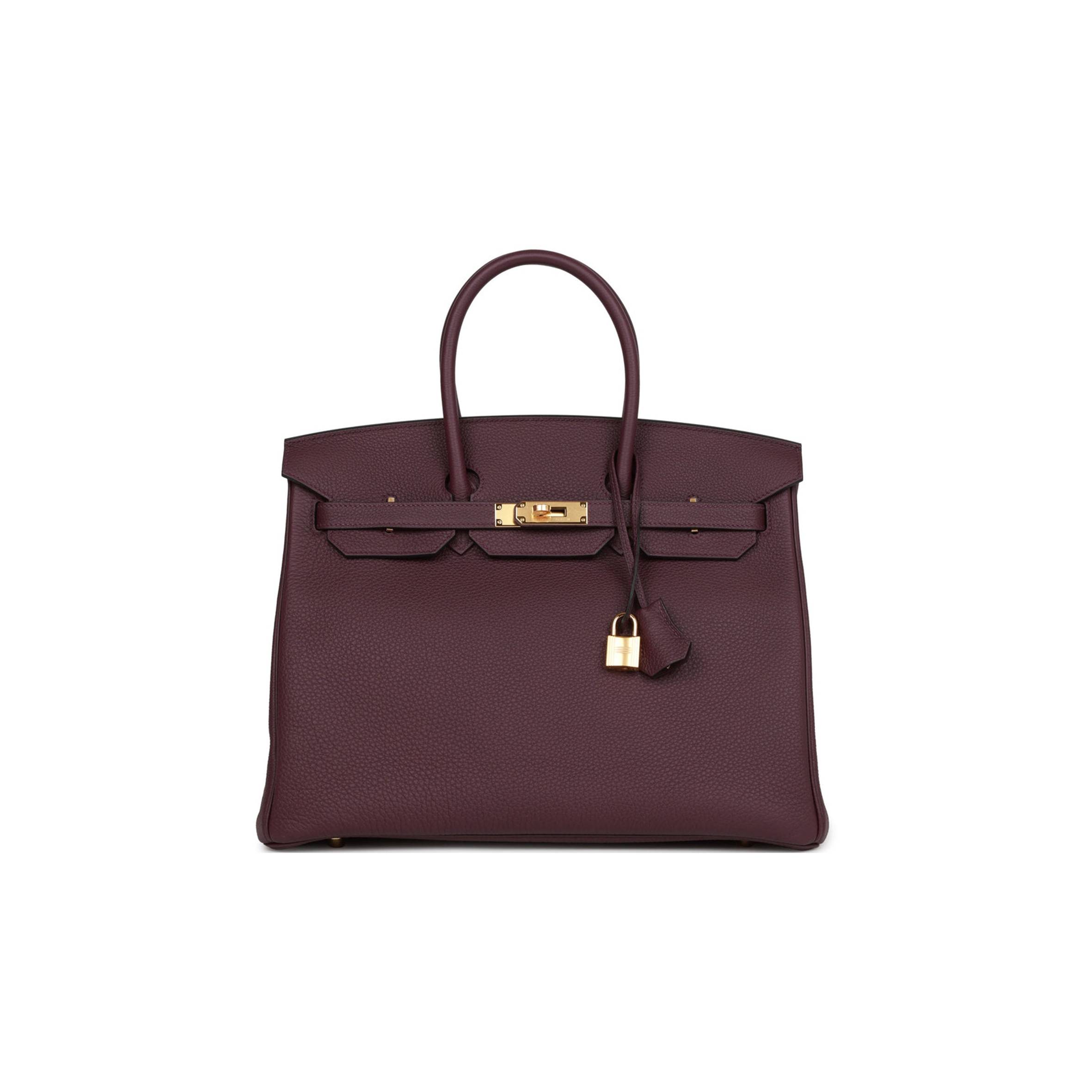 HERMES BIRKIN 35 CASSIS TOGO GOLD HARDWARE 39806150312030 (35cm) HERMES BIRKIN 35 CASSIS TOGO GOLD HARDWARE 39806150312030 (35cm)