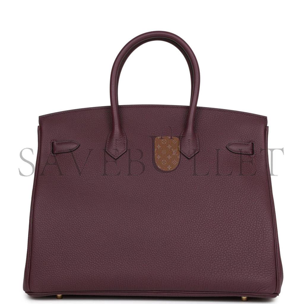 HERMES BIRKIN 35 CASSIS TOGO GOLD HARDWARE 39806150312030 (35cm) HERMES BIRKIN 35 CASSIS TOGO GOLD HARDWARE 39806150312030 (35cm)