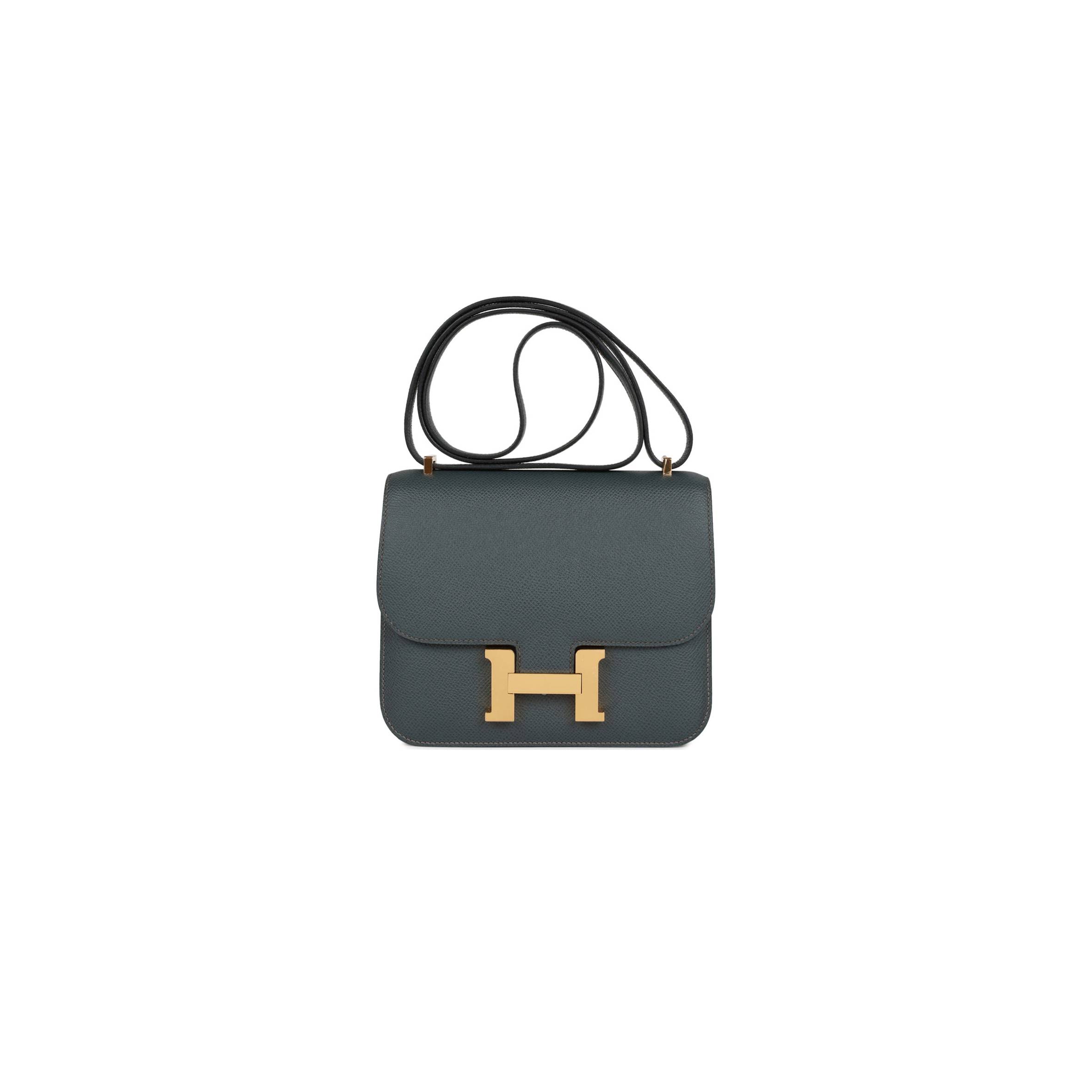 HERMES PRE-LOVED HERMES CONSTANCE 18 BLEU ORAGE EPSOM GOLD HARDWARE (18*16*5cm) HERMES PRE-LOVED HERMES CONSTANCE 18 BLEU ORAGE EPSOM GOLD HARDWARE (18*16*5cm)