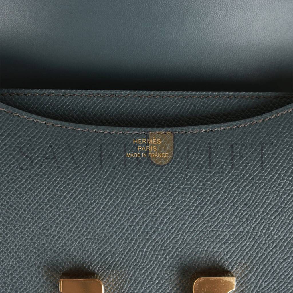 HERMES PRE-LOVED HERMES CONSTANCE 18 BLEU ORAGE EPSOM GOLD HARDWARE (18*16*5cm) HERMES PRE-LOVED HERMES CONSTANCE 18 BLEU ORAGE EPSOM GOLD HARDWARE (18*16*5cm)