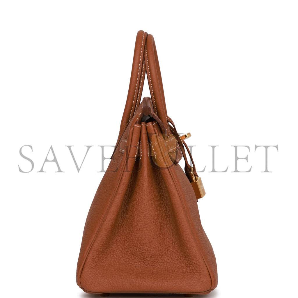 HERMES BIRKIN 25 GOLD TOGO GOLD HARDWARE HANDMADE (25cm) HERMES BIRKIN 25 GOLD TOGO GOLD HARDWARE HANDMADE (25cm)