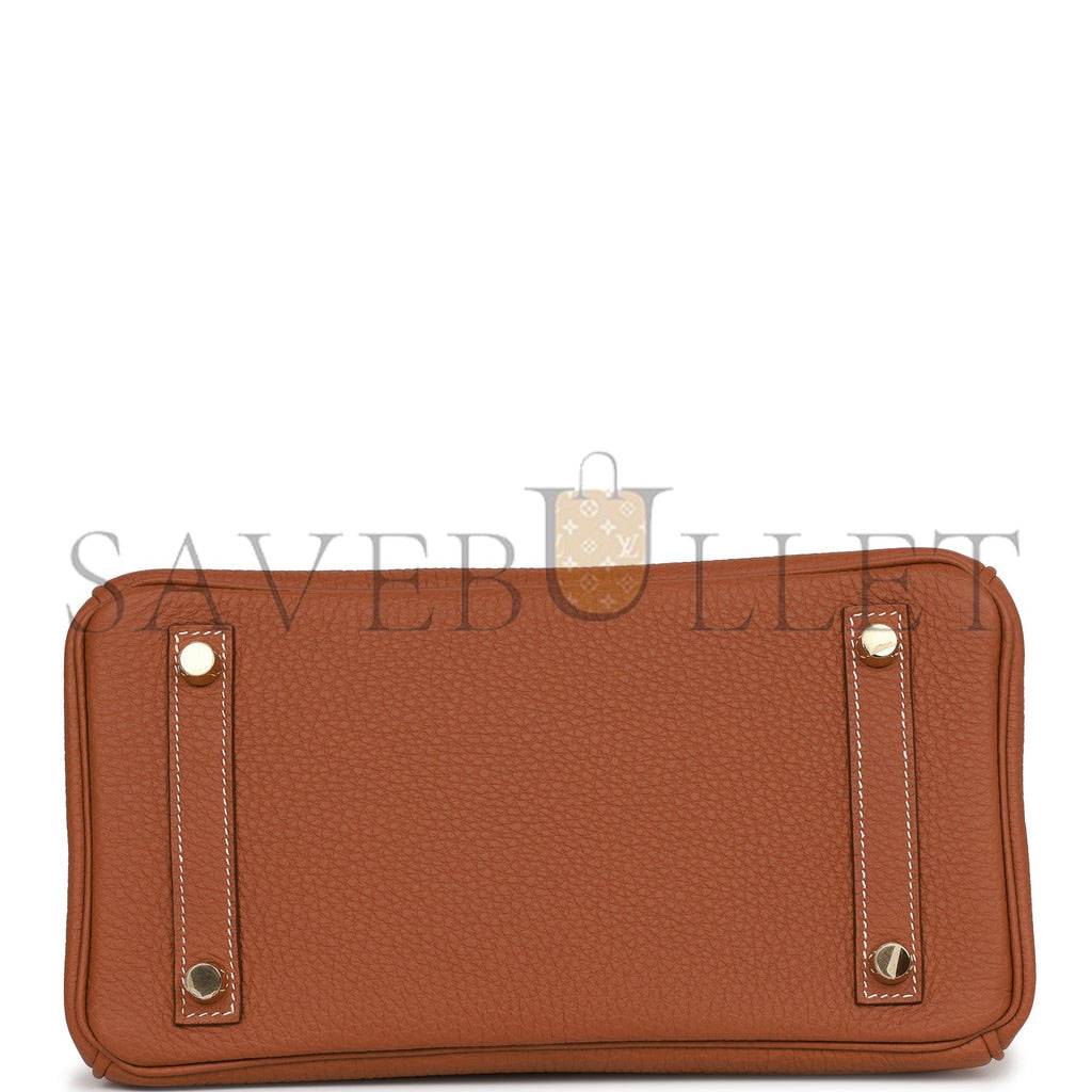 HERMES BIRKIN 25 GOLD TOGO GOLD HARDWARE HANDMADE (25cm) HERMES BIRKIN 25 GOLD TOGO GOLD HARDWARE HANDMADE (25cm)