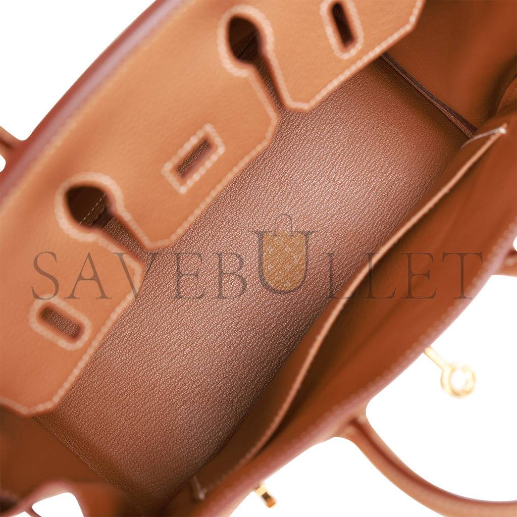 HERMES BIRKIN 25 GOLD TOGO GOLD HARDWARE HANDMADE (25cm) HERMES BIRKIN 25 GOLD TOGO GOLD HARDWARE HANDMADE (25cm)