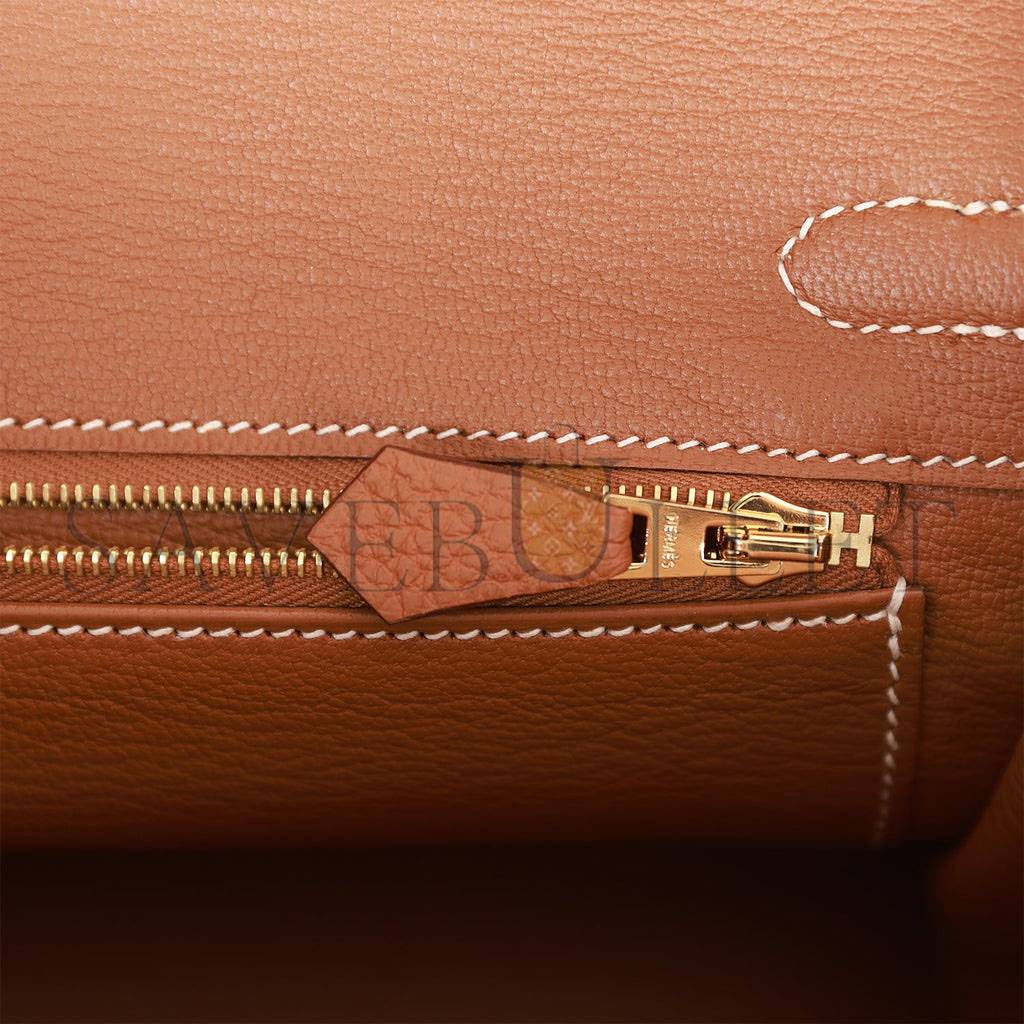 HERMES BIRKIN 25 GOLD TOGO GOLD HARDWARE HANDMADE (25cm) HERMES BIRKIN 25 GOLD TOGO GOLD HARDWARE HANDMADE (25cm)