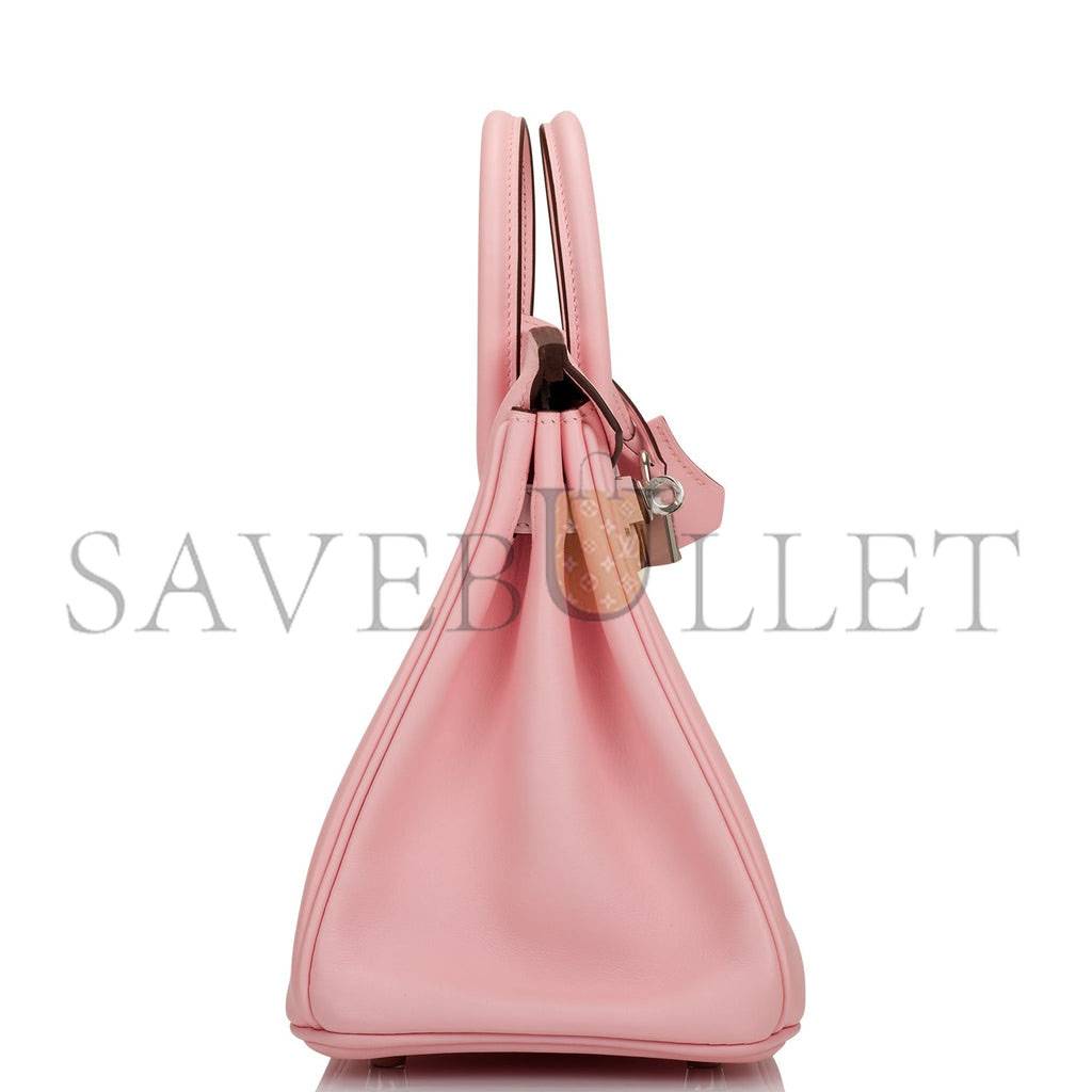 HERMES BIRKIN 25 ROSE SAKURA JONATHAN PALLADIUM HARDWARE HANDMADE (25cm) HERMES BIRKIN 25 ROSE SAKURA JONATHAN PALLADIUM HARDWARE HANDMADE (25cm)