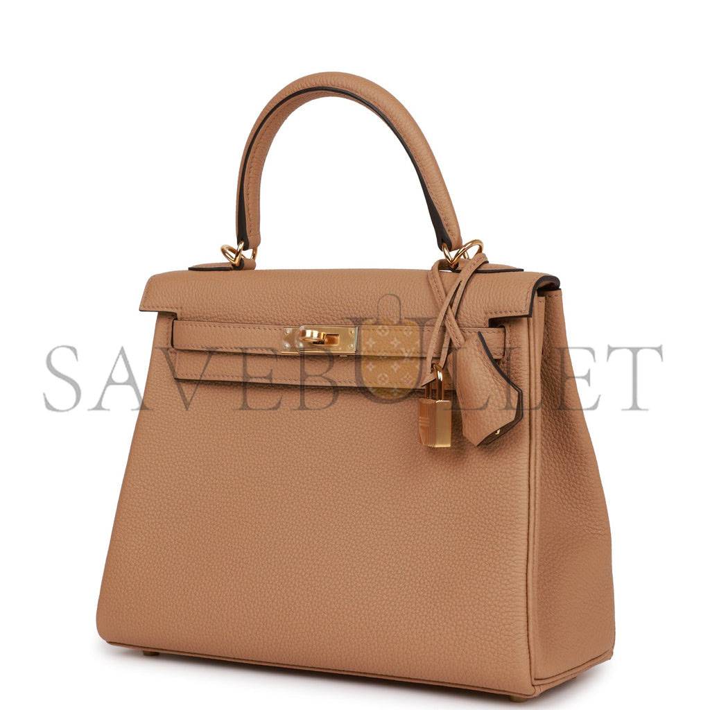HERMES KELLY RETOURNE 25 CHAI TOGO GOLD HARDWARE HANDMADE (25*17*7cm) HERMES KELLY RETOURNE 25 CHAI TOGO GOLD HARDWARE HANDMADE (25*17*7cm)