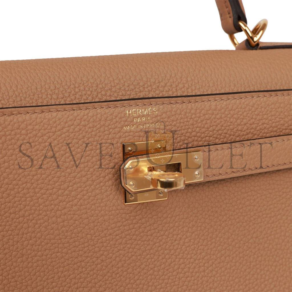 HERMES KELLY RETOURNE 25 CHAI TOGO GOLD HARDWARE HANDMADE (25*17*7cm) HERMES KELLY RETOURNE 25 CHAI TOGO GOLD HARDWARE HANDMADE (25*17*7cm)